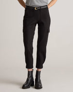 Ultra-Stretch Ponte Tapered Cargo Pants - US 1433