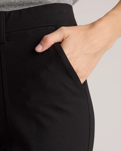 Ultra-Stretch Ponte Tapered Cargo Pants - US 1433