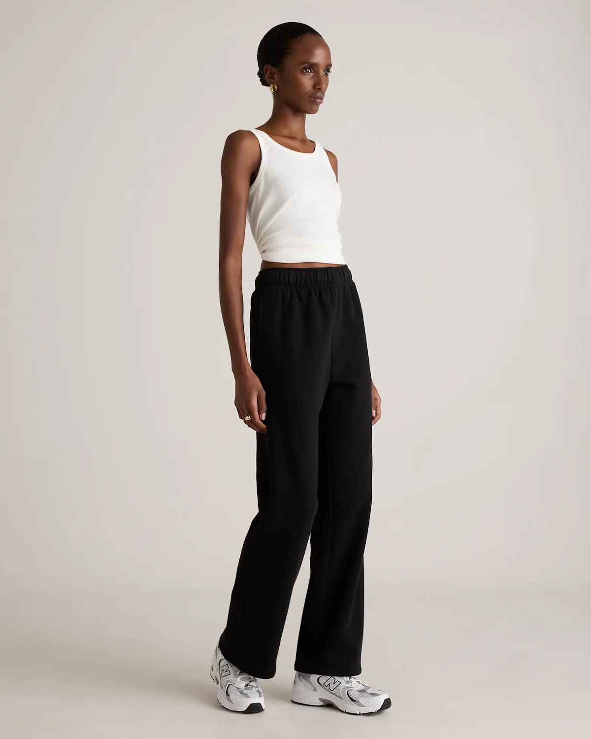 Organic Heavyweight Fleece Straight Leg Sweatpants - US 0492