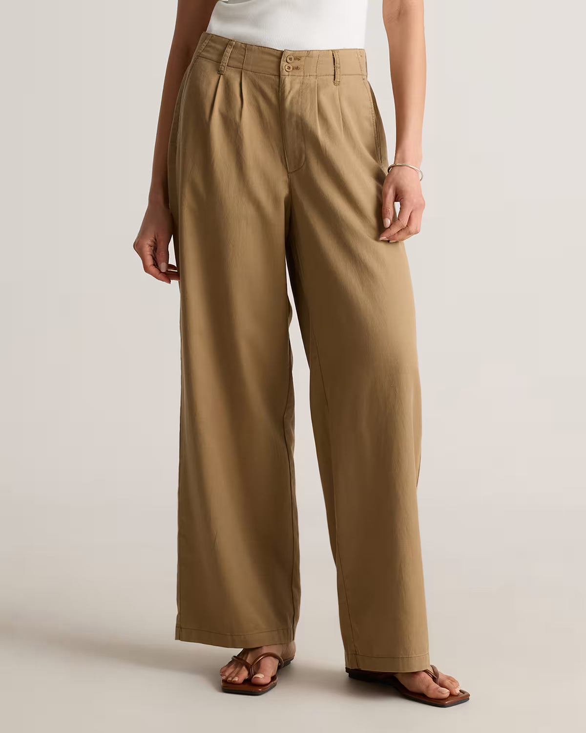 Drapey Twill Pleated Trouser - US 9500