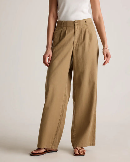 Drapey Twill Pleated Trouser - US 9500