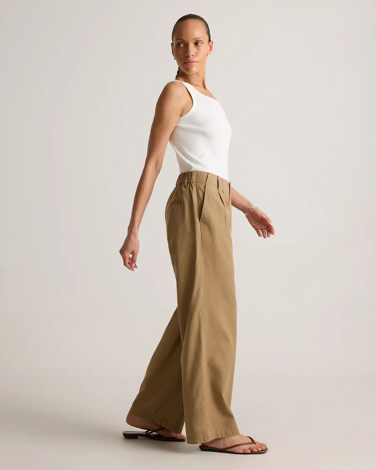 Drapey Twill Pleated Trouser - US 9500
