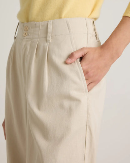 Drapey Twill Pleated Trouser - US 9902