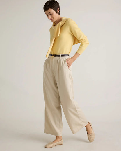 Drapey Twill Pleated Trouser - US 9902