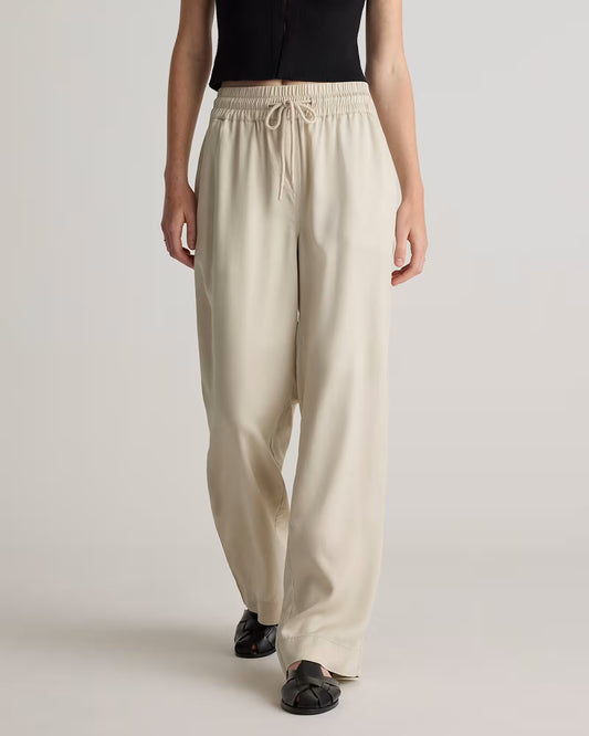 Vintage Wash Tencel Wide Leg Pants - US 6237