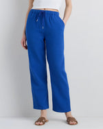 100% Organic Cotton Gauze Straight Leg Pants - US 4940