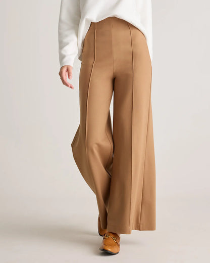 Ultra-Stretch Ponte Super Wide Leg Pants - US 8073