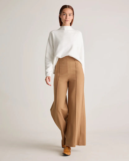 Ultra-Stretch Ponte Super Wide Leg Pants - US 8073