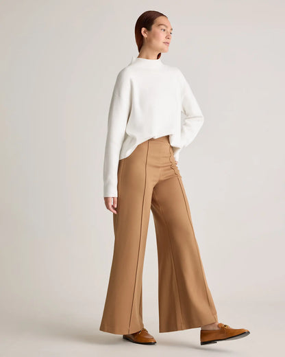 Ultra-Stretch Ponte Super Wide Leg Pants - US 8073