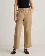 Organic Stretch Cotton Wide Leg Chino Pants - US 4005