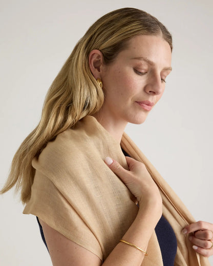 100% European Linen Scarf - US 3709