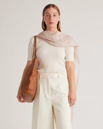 Lightweight Linen Silk Cashmere Scarf - US 3390