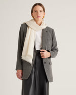 Lightweight Linen Silk Cashmere Scarf - US 6117