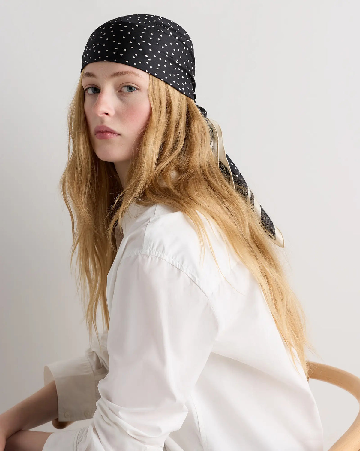 100% Silk Printed Square Scarf - US 7749
