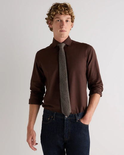 100% Cashmere 3-fold Hand-rolled Tie - US 4736