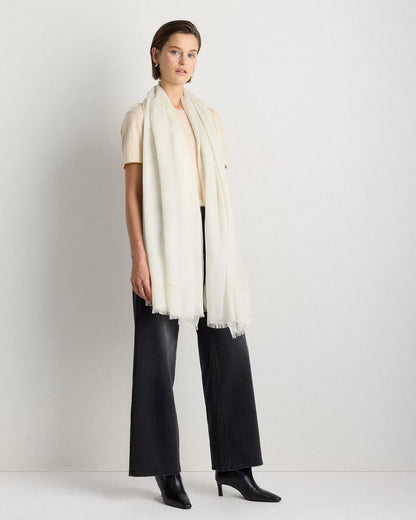 Crystal Embellished Featherweight Cashmere Silk Wrap - US 5642