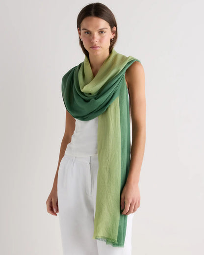 Featherweight Merino Wool Dip-Dye Scarf - US 2020