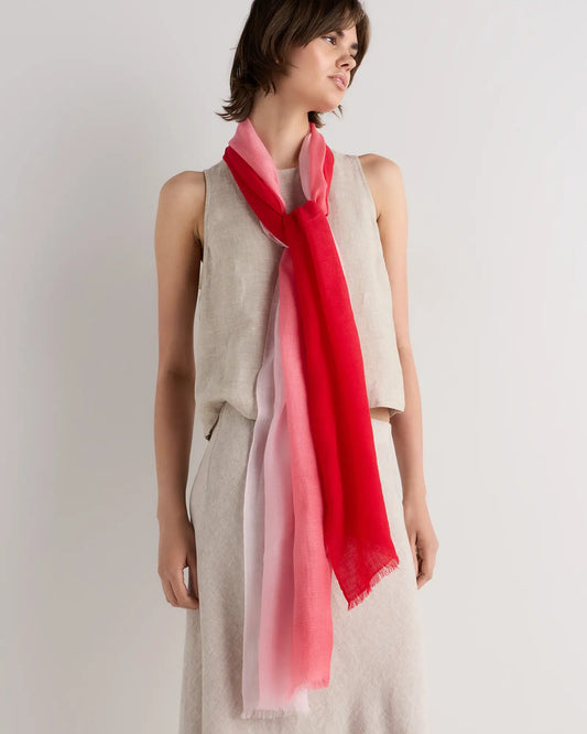 Featherweight Merino Wool Dip-Dye Scarf - US 0651