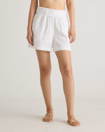 100% European Linen High Waisted Shorts - US 2277