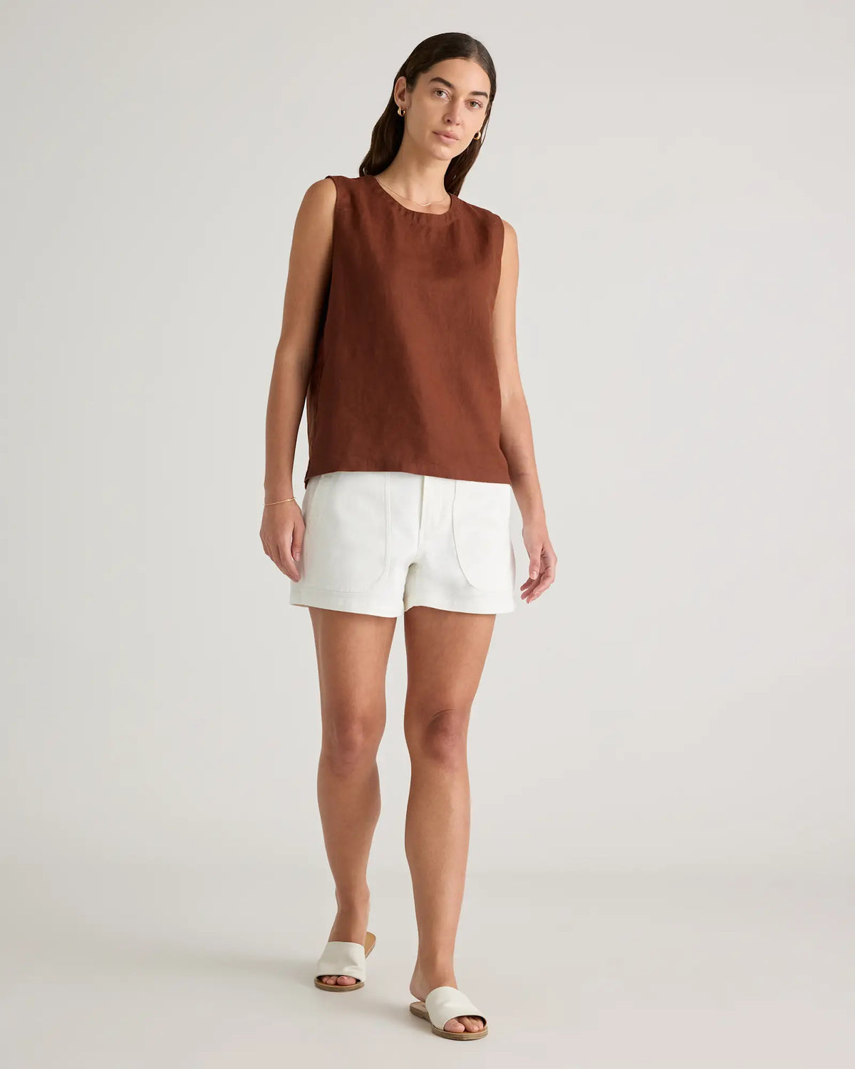 Organic Stretch Cotton Twill Utility Shorts - US 7310