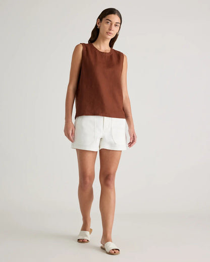 Organic Stretch Cotton Twill Utility Shorts - US 7310