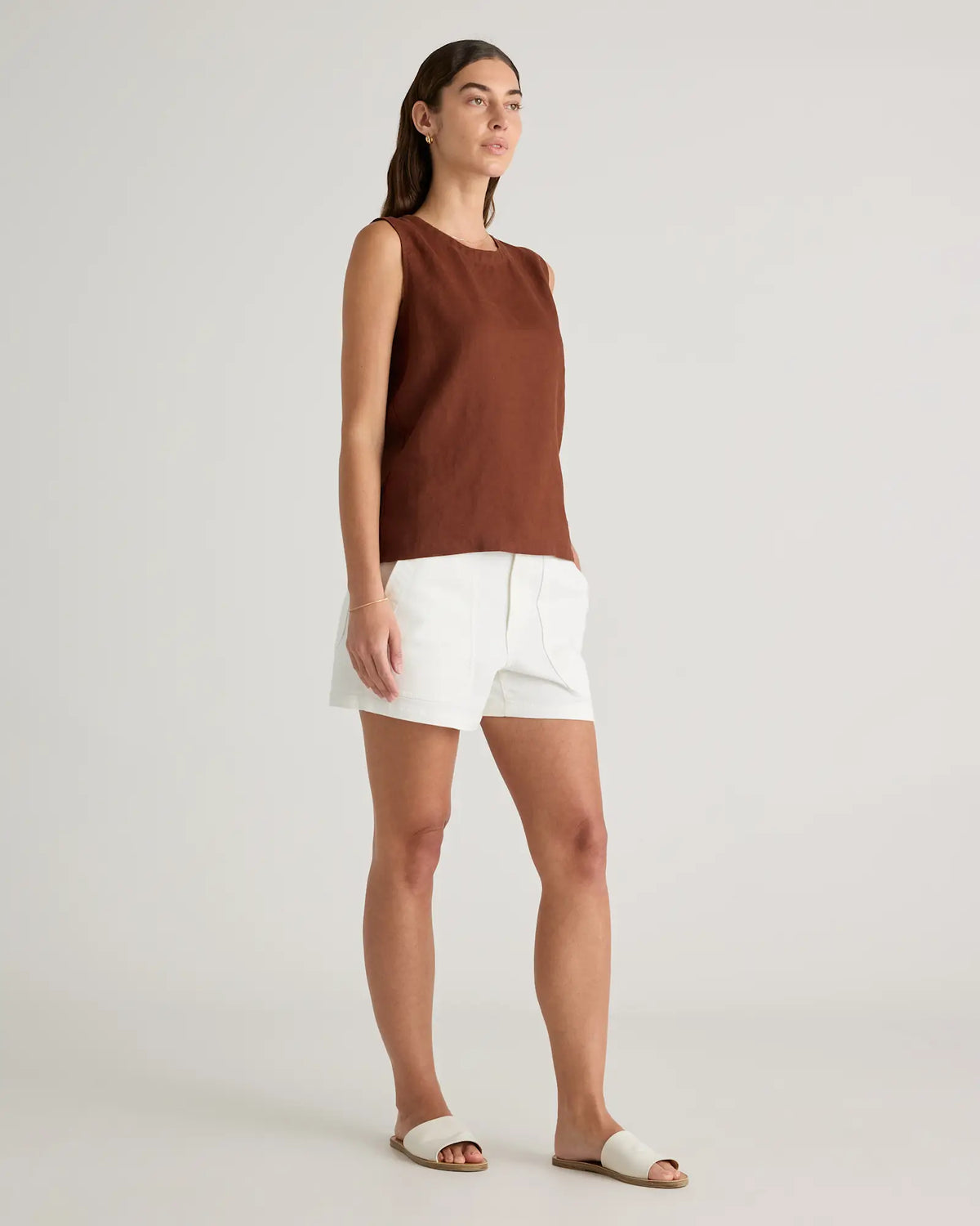 Organic Stretch Cotton Twill Utility Shorts - US 7310