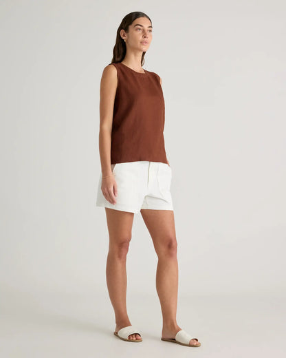 Organic Stretch Cotton Twill Utility Shorts - US 7310