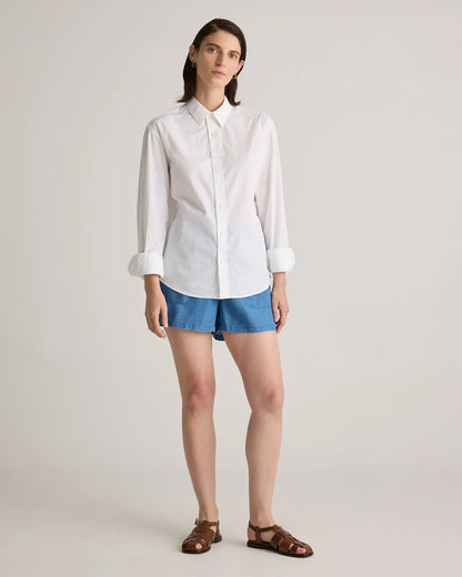 Pull-On Tencel Chambray Shorts - US 0331
