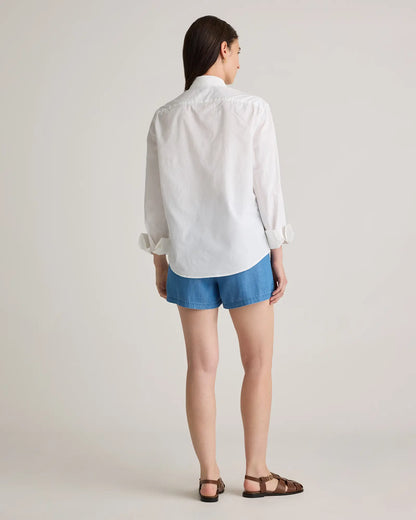Pull-On Tencel Chambray Shorts - US 0331