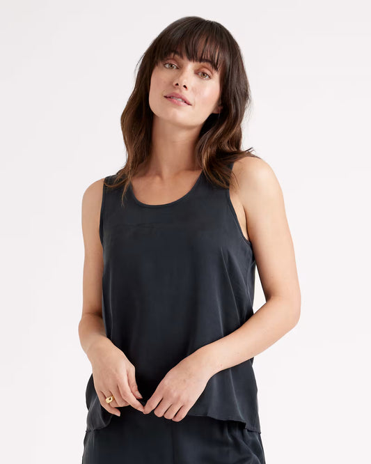 100% Washable Silk Pajama Tank - US 0084