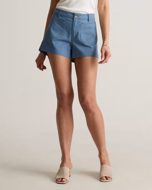 Stretch Cotton Chino Patch Pocket Shorts - US 4633