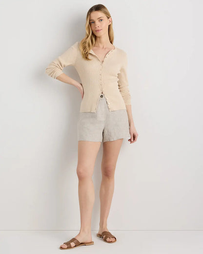 100% European Linen Trouser Shorts - US 4497