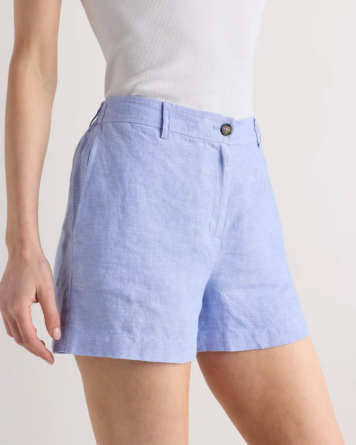 100% European Linen Trouser Shorts - US 1645