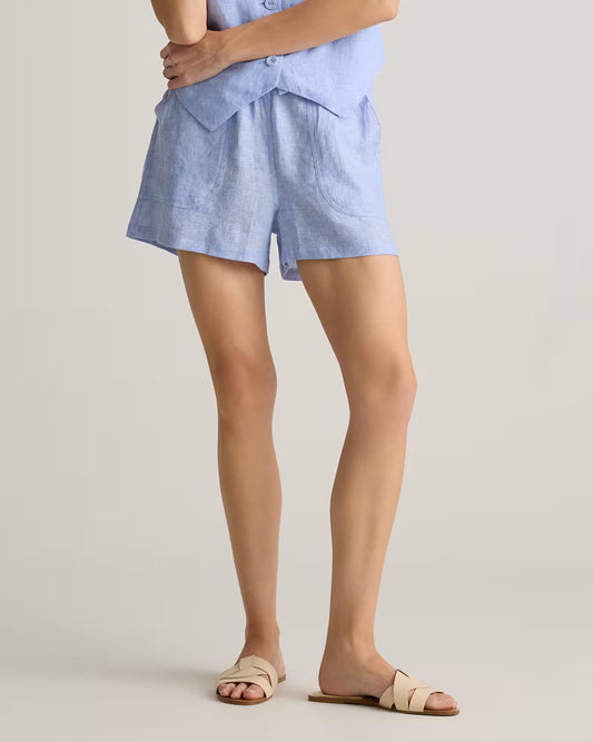 100% European Linen Shorts - US 3698