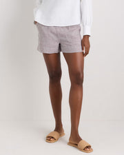 Taupe Brown Gingham