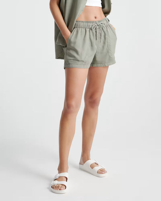 Vintage Wash Tencel Utility Shorts - US 6987