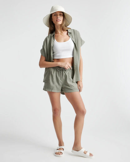 Vintage Wash Tencel Utility Shorts - US 6987