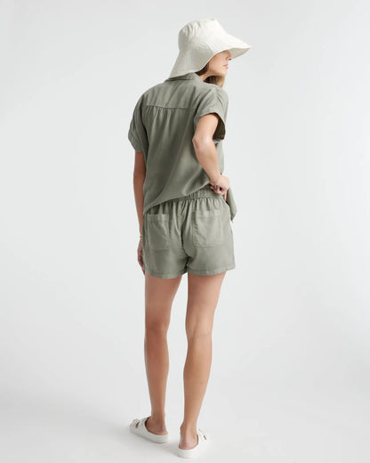 Vintage Wash Tencel Utility Shorts - US 6987