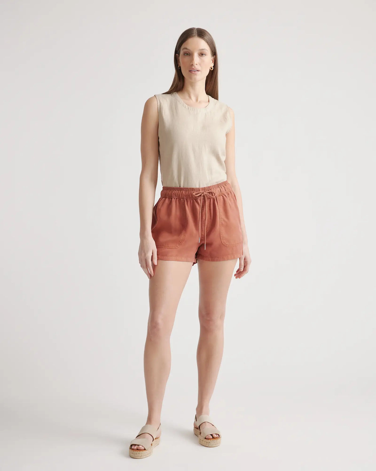 Vintage Wash Tencel Utility Shorts - US 1714