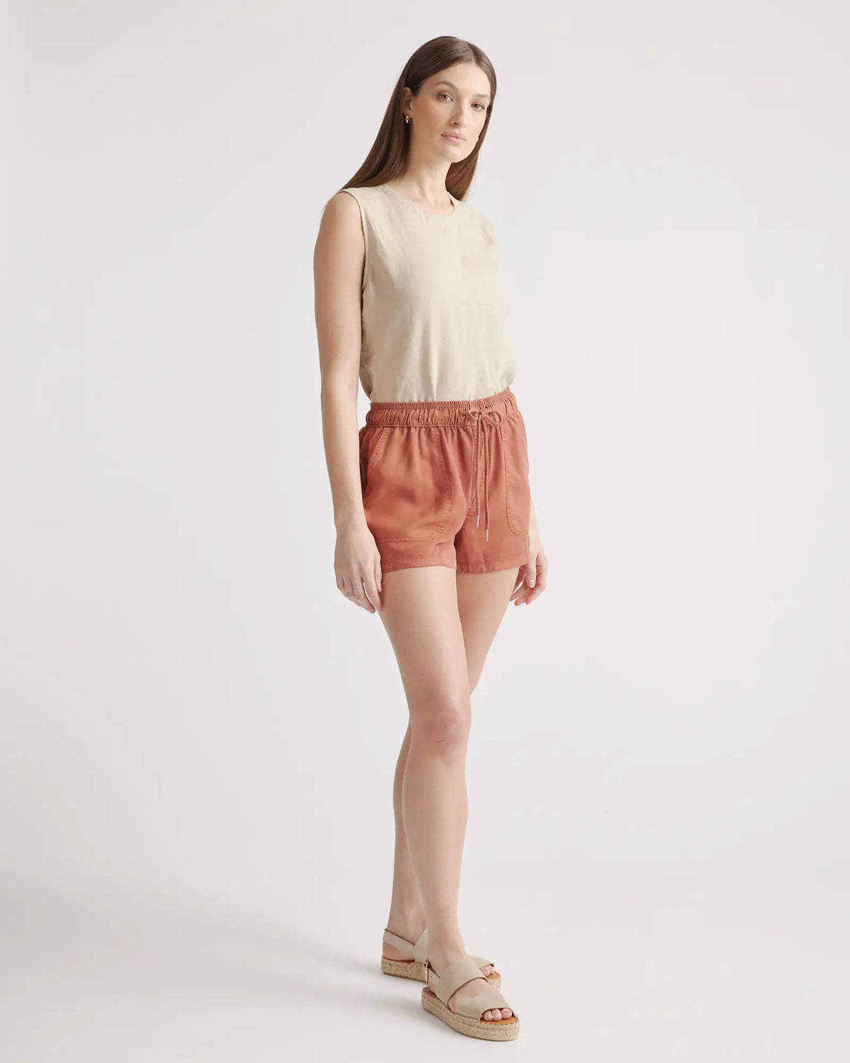 Vintage Wash Tencel Utility Shorts - US 1714