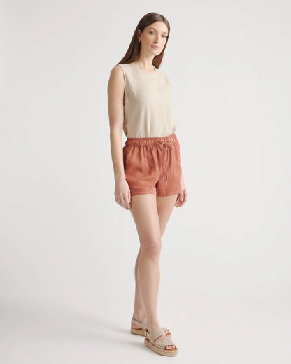Vintage Wash Tencel Utility Shorts - US 1714
