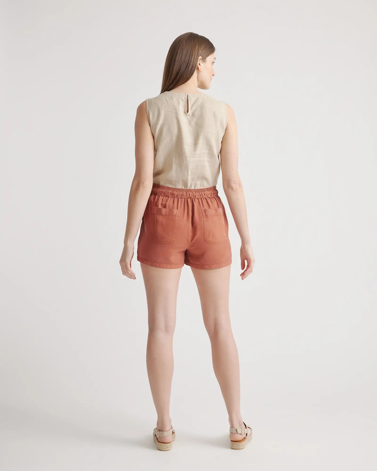 Vintage Wash Tencel Utility Shorts - US 1714