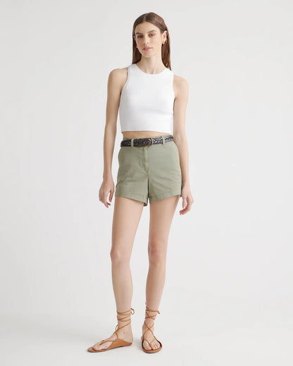 Organic Stretch Cotton Chino Shorts - US 5517