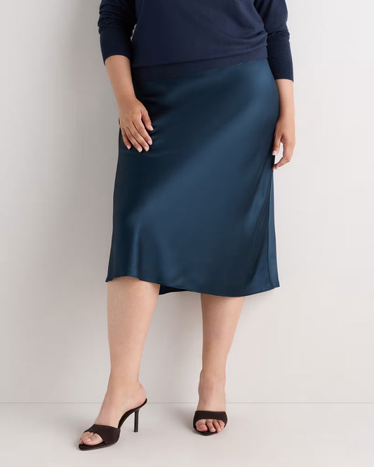 100% Washable Silk Skirt - US 3986
