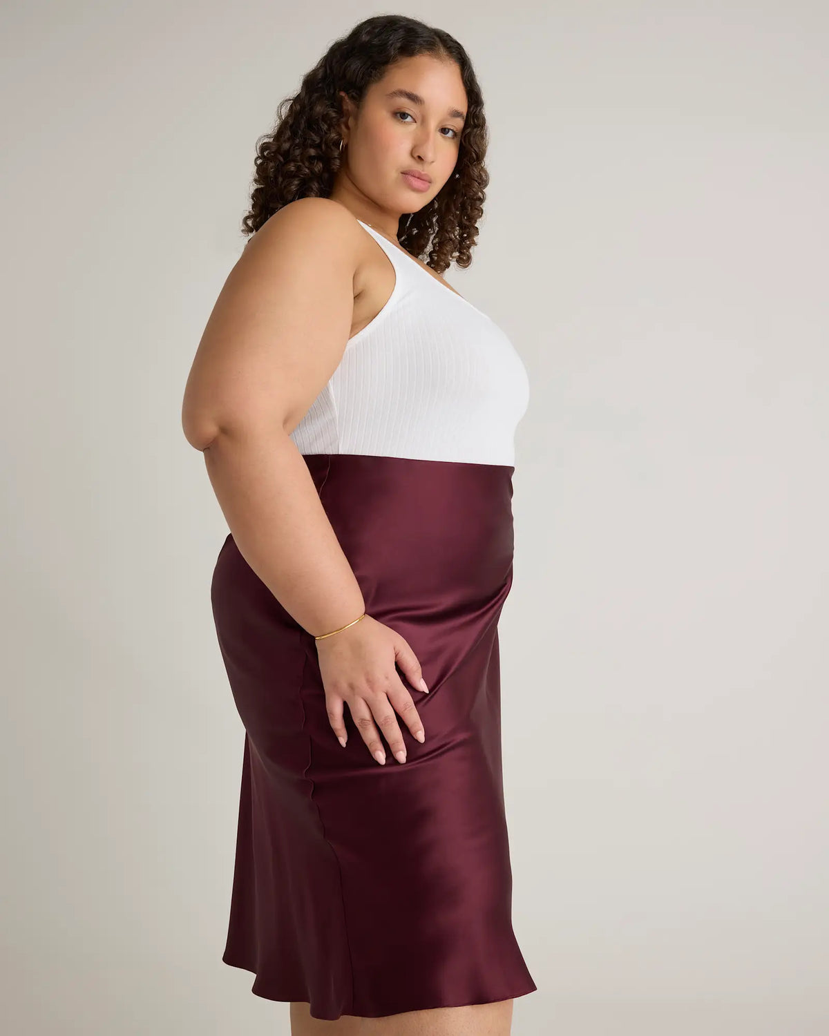 100% Washable Silk Skirt - US 5808