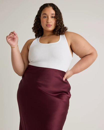 100% Washable Silk Skirt - US 5808