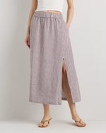 100% European Linen Maxi Skirt - US 0673