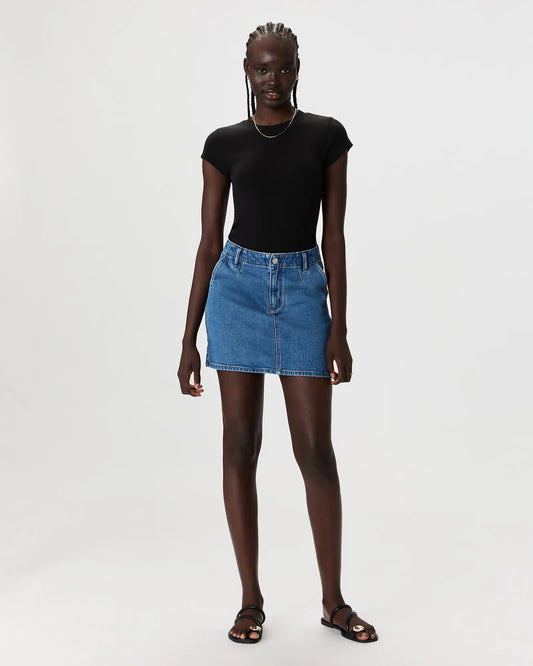 Stretch Denim Mini Skirt - US 1645