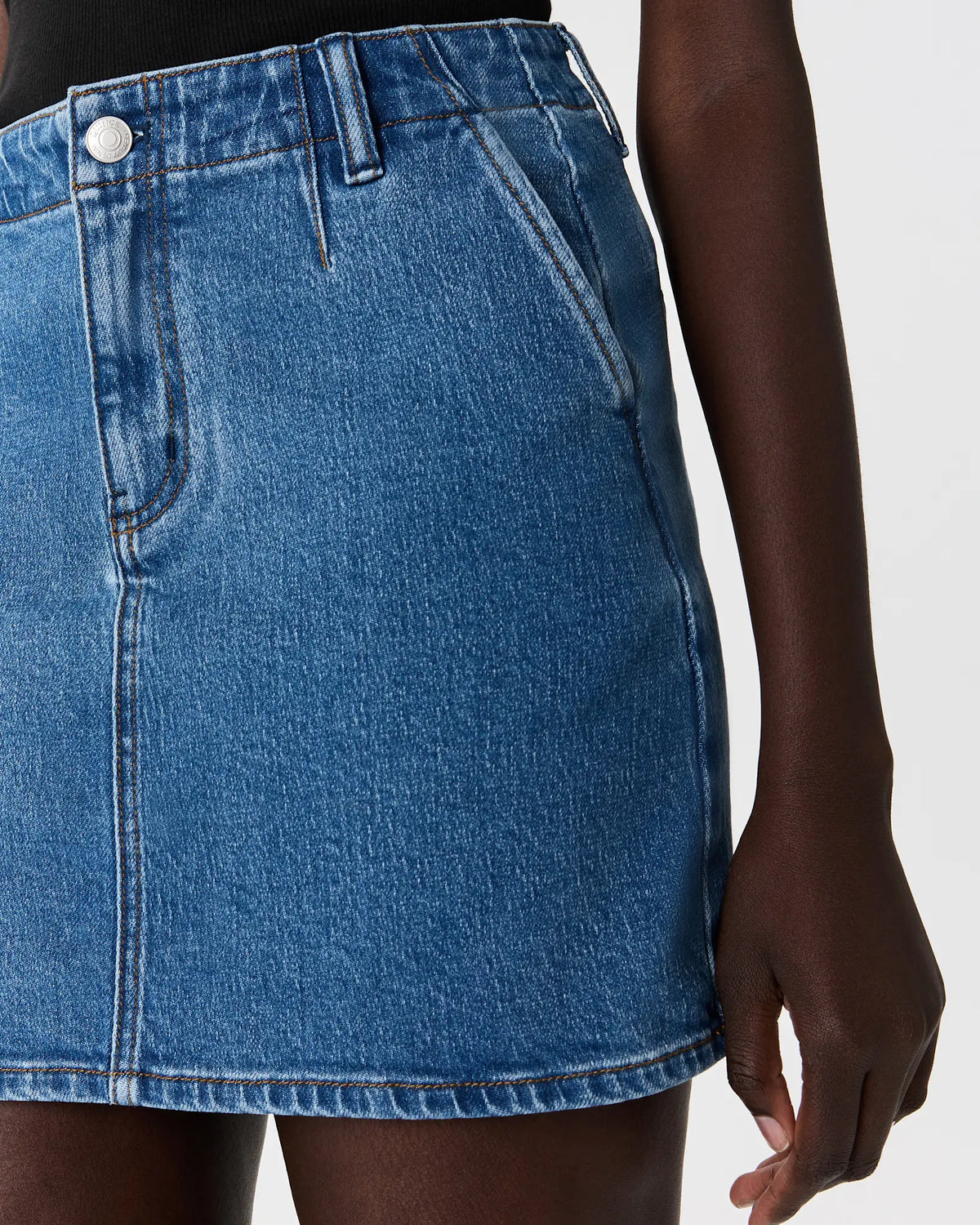 Stretch Denim Mini Skirt - US 1645