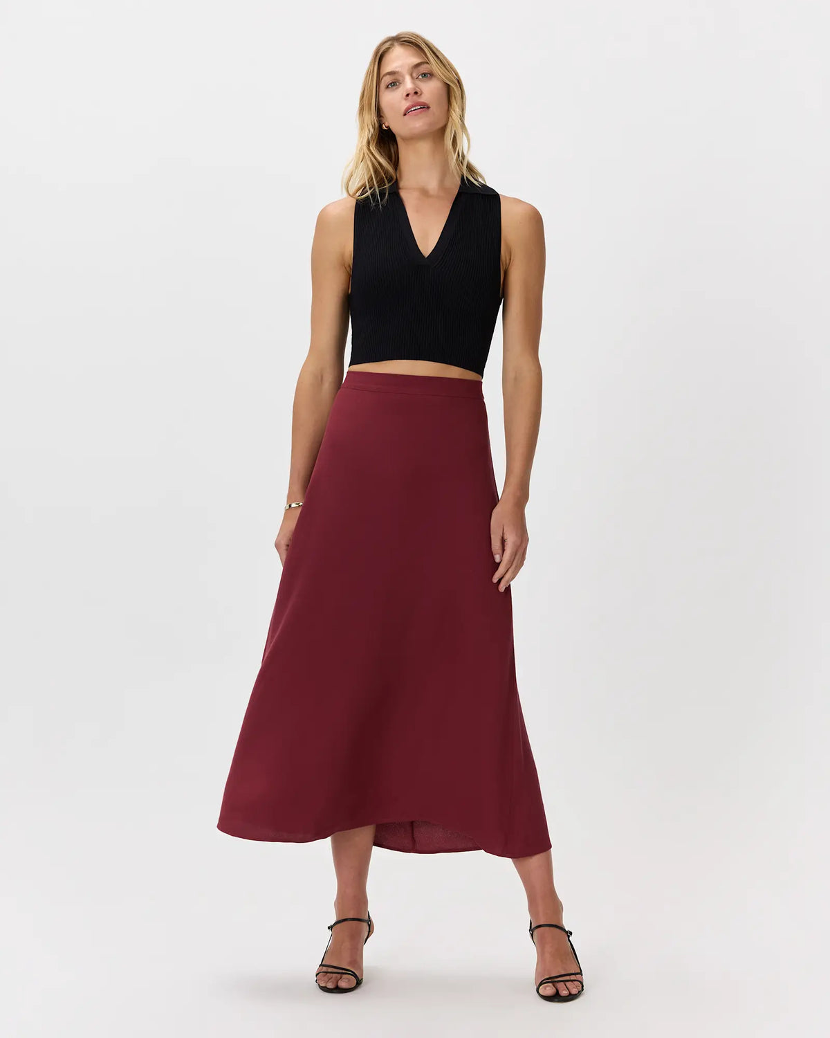 Lightweight Crepe Slip Skirt - US 9916